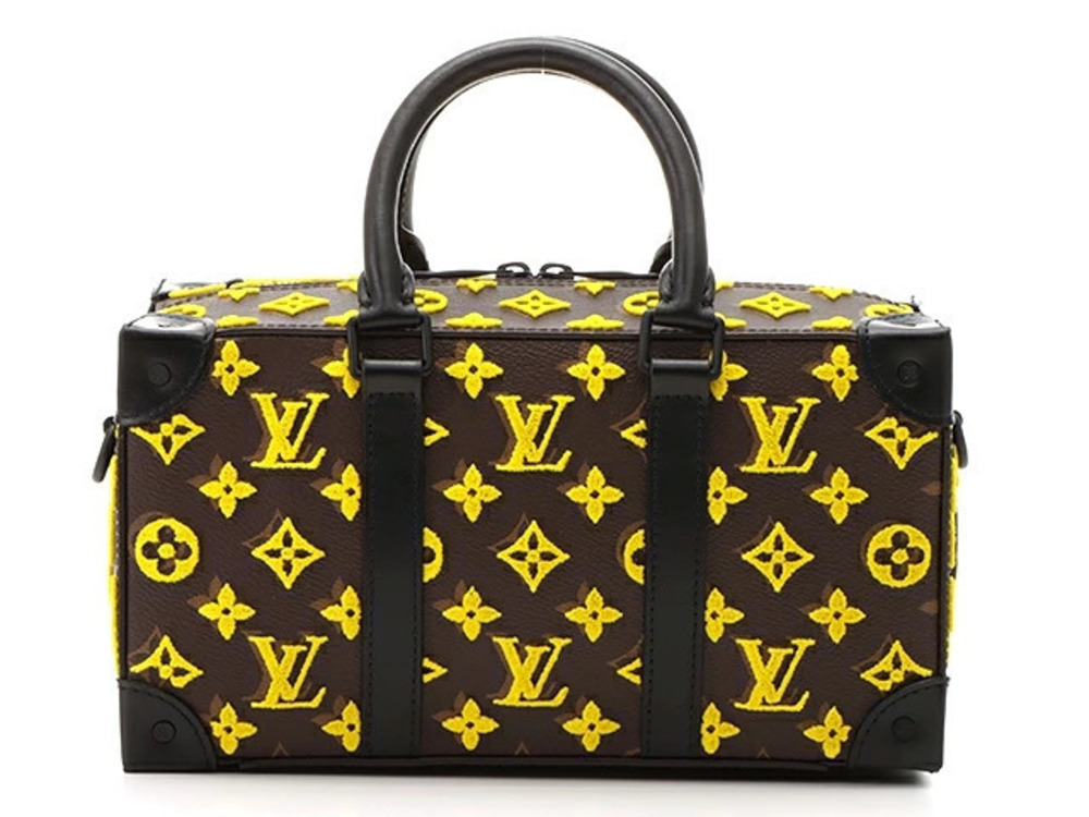 LOUIS VUITTON bag shoulder Speedy Soft Trunk Monogram Tuftage